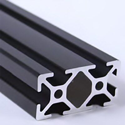 650102 | 1 in. x 2 in. Black T-Slotted Aluminum image 1