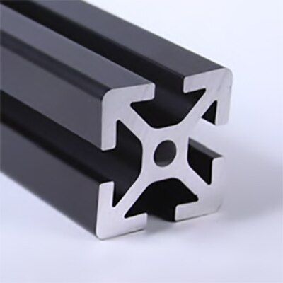 650105 | 1.5 in. x 1.5 in. Black T-Slotted Aluminum image 1