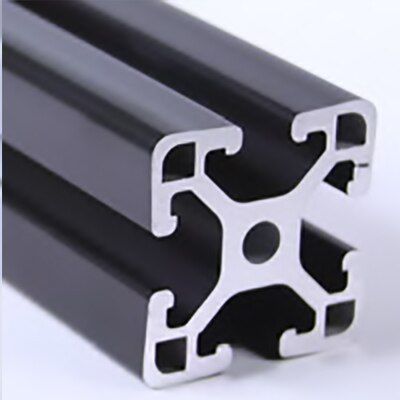 650106 | 1.5 in. x 1.5 in.L Black T-Slotted Aluminum image 1