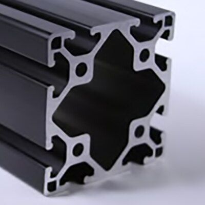 650113 | 3 in. x 3 in. Light Black T-Slotted Extrusion image 1