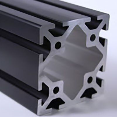 650139 | 80mm x 80mm T-Slotted Extrusion- Black image 1