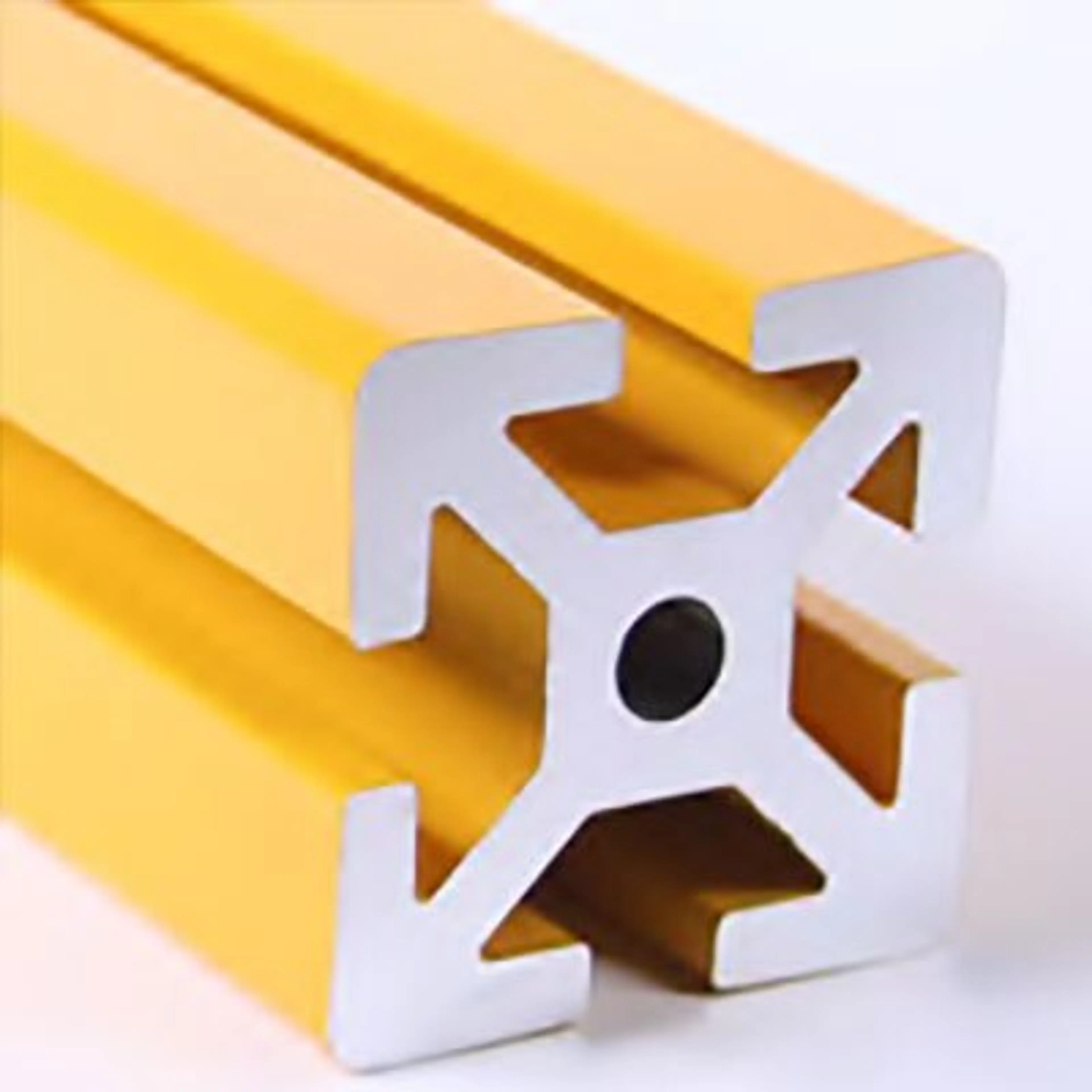650232 | 40mm x 40mm T-Slotted Extrusion - Yellow