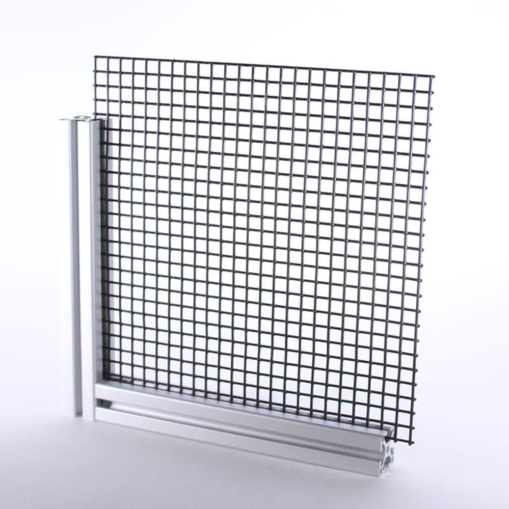 655818 | 2 x 2 in. 12 guage Black PVC Wire Mesh, .210 in. thickness image 1