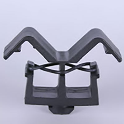 671091 | Clip-cable-binding with hammer slot 10, A2=5,8mm and gummi, Nylon PA, black image 1