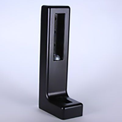 655766 | Adjustable Floor Bracket - Black Powder Coated image 1