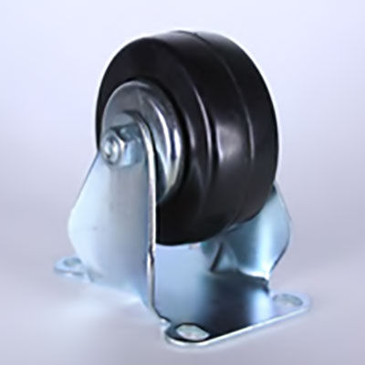 655239 | 3 in. Flange Mount Rigid Caster image 1