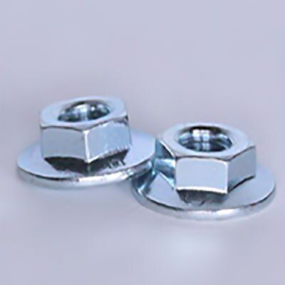 671682 | Flange nut M6 Zinc Plated Steel image 1