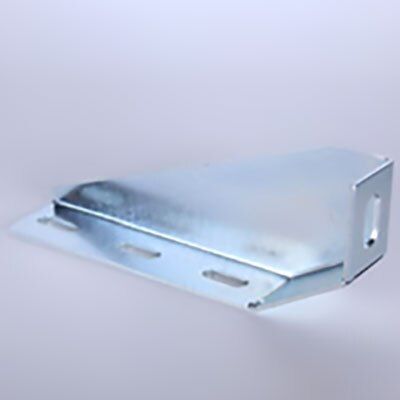 671101 | Floor bracket, 87x200x42, steel, profile 45 and up image 1