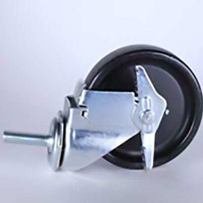 655233 | 3 in. Swivel Caster-3/8-16 Stem w/Brake image 1
