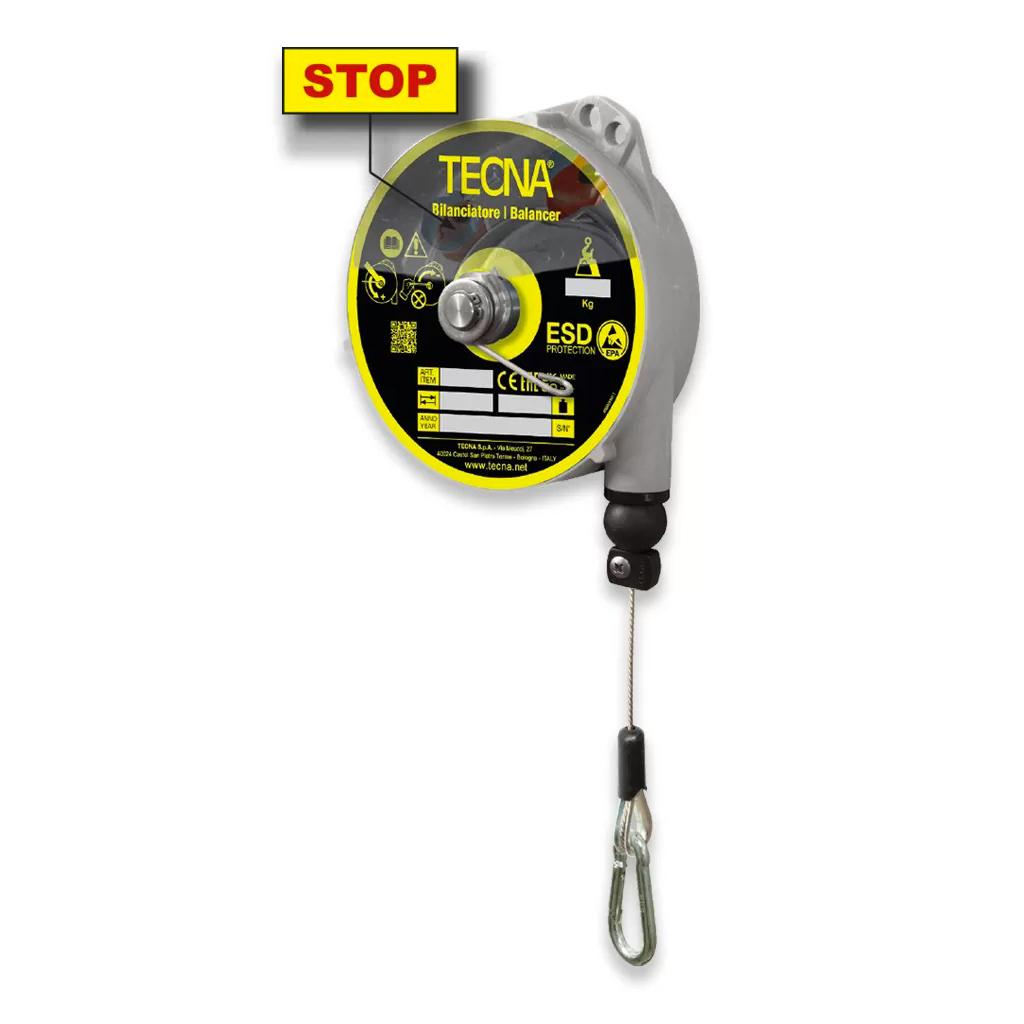9348ES | ESD Retractor Balancer w/ stop, 6 - 8 kg, 2500mm stroke image 1