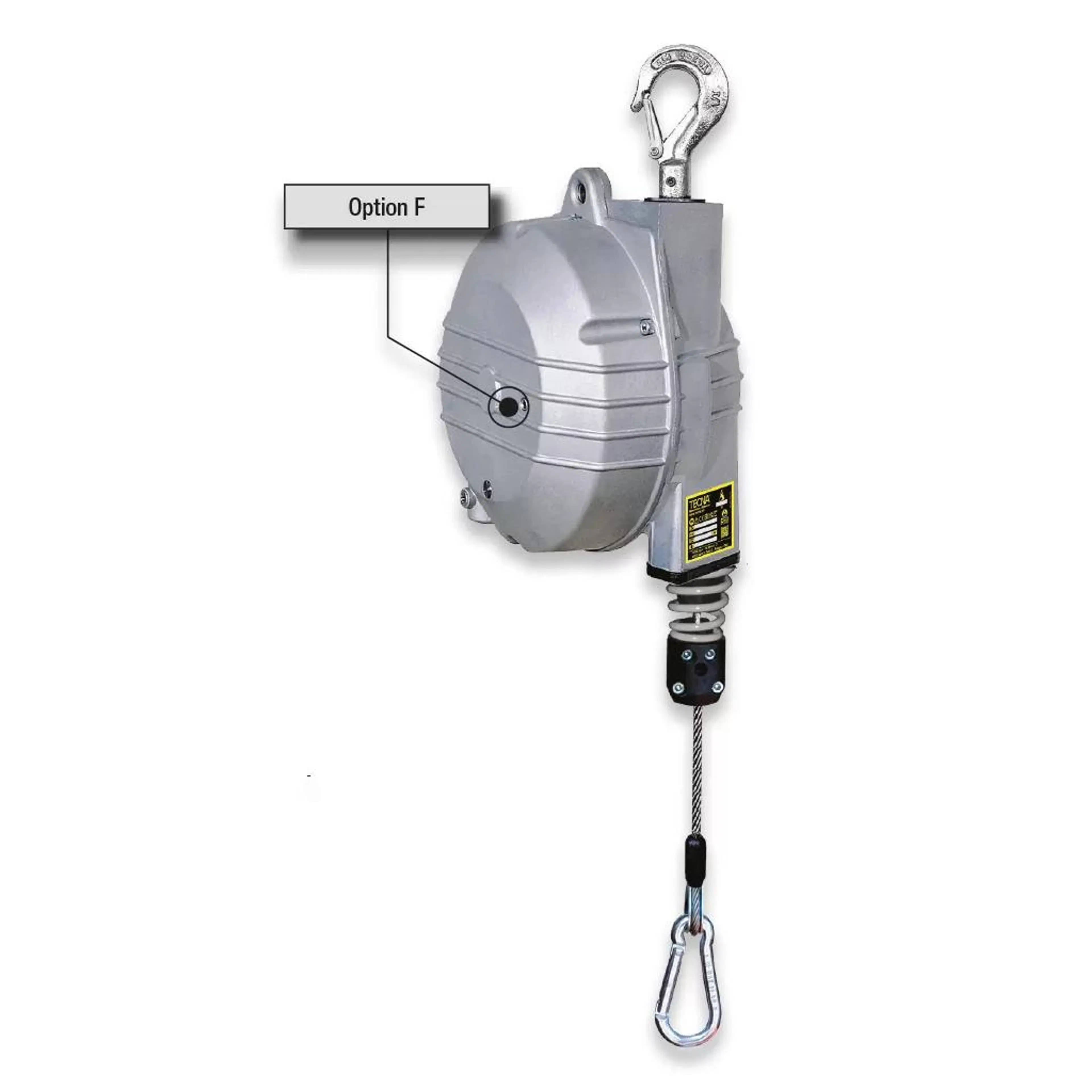 9354.FES | ESD Spring Balancer w/ brake/friction, 4 - 7 kg, 2000mm stroke