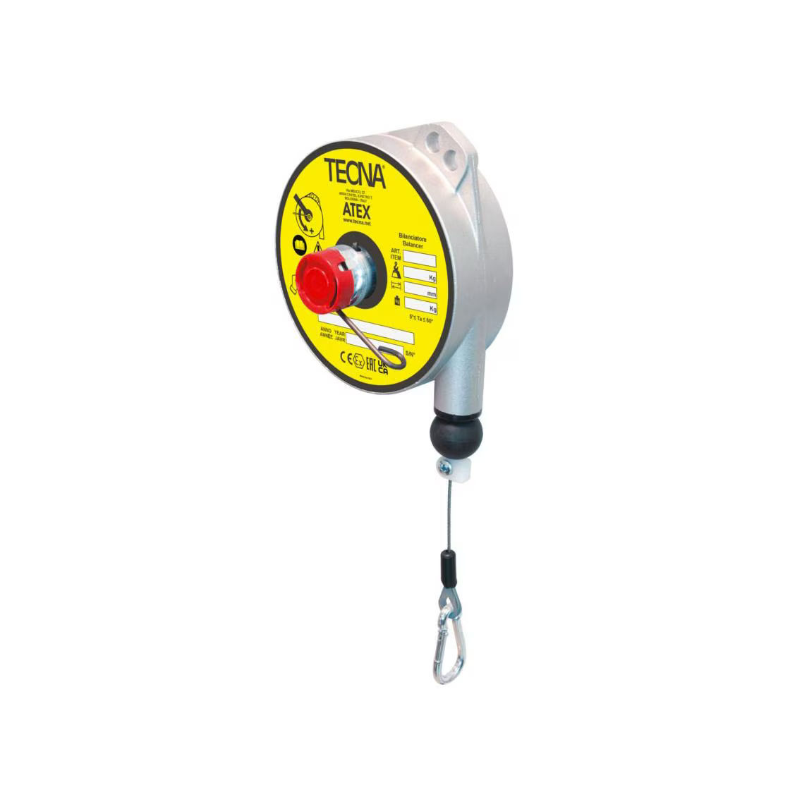 9322AX | ATEX Retractor Balancer, 4 - 6 kg, 2000mm stroke image 1