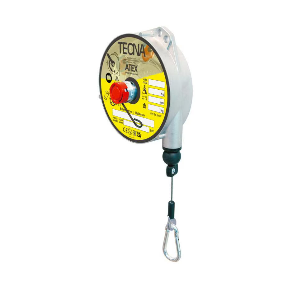 9349AX | ATEX Retractor Balancer w/ stop, 8 - 10 kg, 2500mm stroke image 1