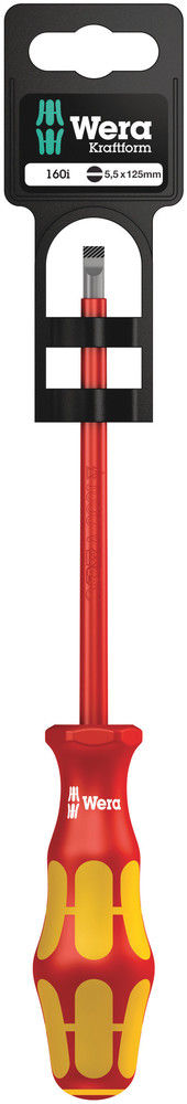 05100004001 | Vde-Insulated Screwdriver, 160I 1.0 X 5.5 X 125 Mm Hang-Tag image 1