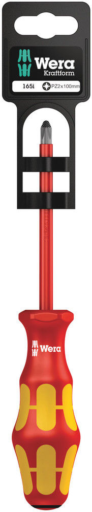 05100016001 | Vde-Insulated Screwdriver, 165I Pz 2 X 100 Mm Hang-Tag image 1