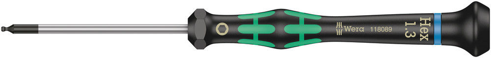 05118089001 | 1.3mm x 60mm Ball End Hex Micro Screwdriver image 1