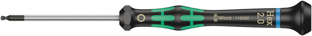 05118092001 | 2mm x 60mm Ball End Hex Micro Screwdriver image 1