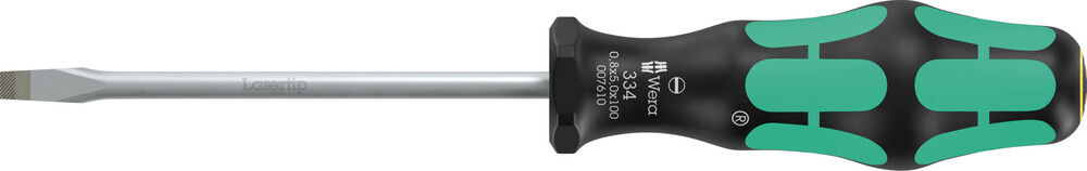 05007610001 | 3/16 in. x 100mm Slotted Screwdriver image 1