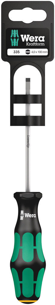 05100043001 | Slotted Screwdriver, 335 0.8 X 4.0 X 100 Mm Hang-Tag image 1