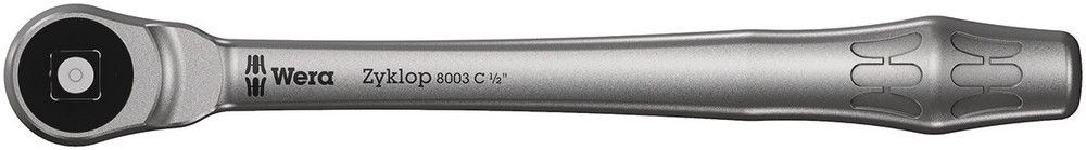 05004063001 | Full Metal Ratchet With Push-Through Square, 8003 C Zyklop Metal Ratchet 1/2 image 1