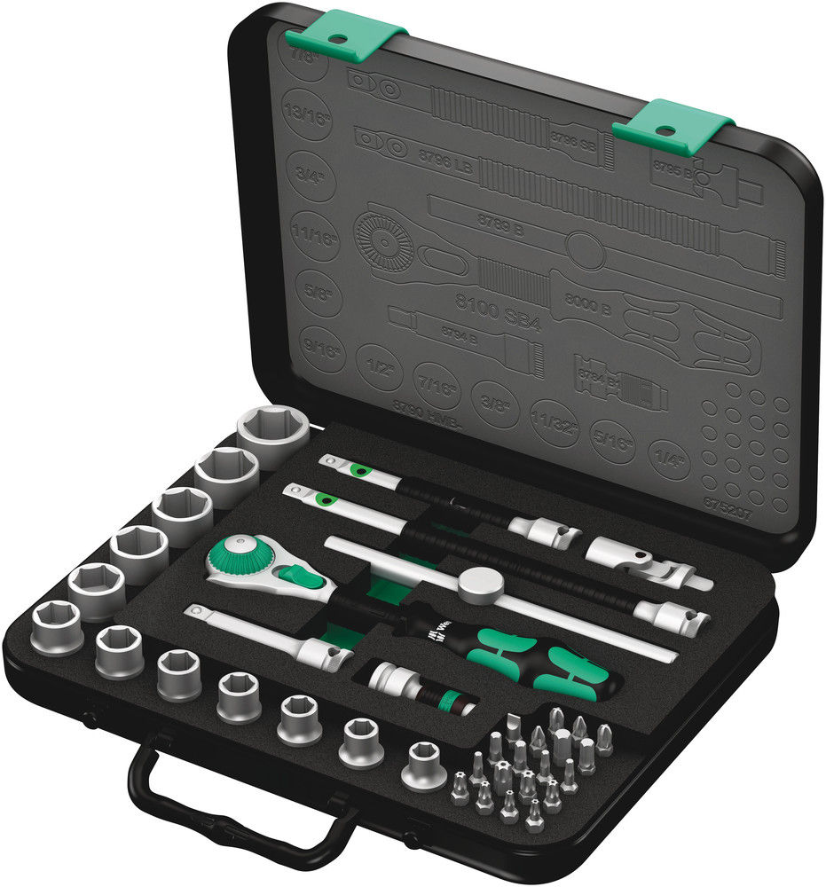 05003596001 | Zyklop 3/8 In. Dr. Set 4, 8100 Sb 4 Zyklop 3/8 In. image 1