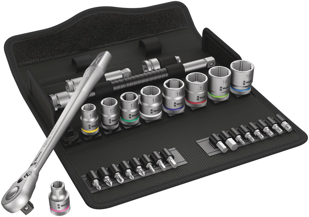 05004048001 | 29 Pcs Ratchet Set With Switch Lever Metric, 8100 Sb 8 Zyklop Metal Ratche Set 3/8 image 1