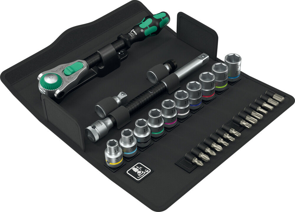 05004076001 | 25 Pcs Ratchet Set 1/2 In. Drive Metric, 8100 Sc 6 Zyklop Speed Ratchet Set 1/2 image 1