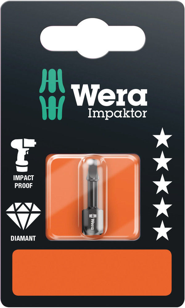 05073931001 | Bits For Square Socket Head Screw, Impact, 868/1 Imp Dc # 2 X 25 Mm Sb image 1