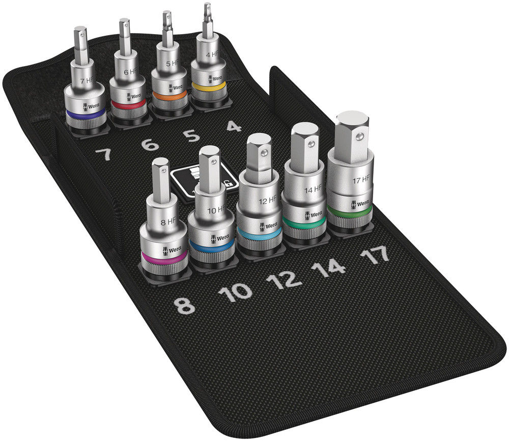 05004201001 | 9-Piece, 1/2 in. Hex Socket Set with holding function image 1