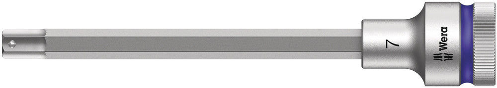 05003843001 | Violet Long 8740 C HF Zyklop bit socket with 1/2'' drive with hold, 7 mm drive image 1