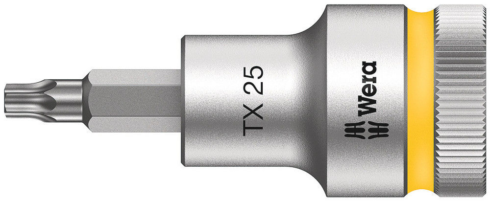 05003831001 | Yellow, TX 25 Drive, Socket w/ 1/2 in. Drive and hold function image 1