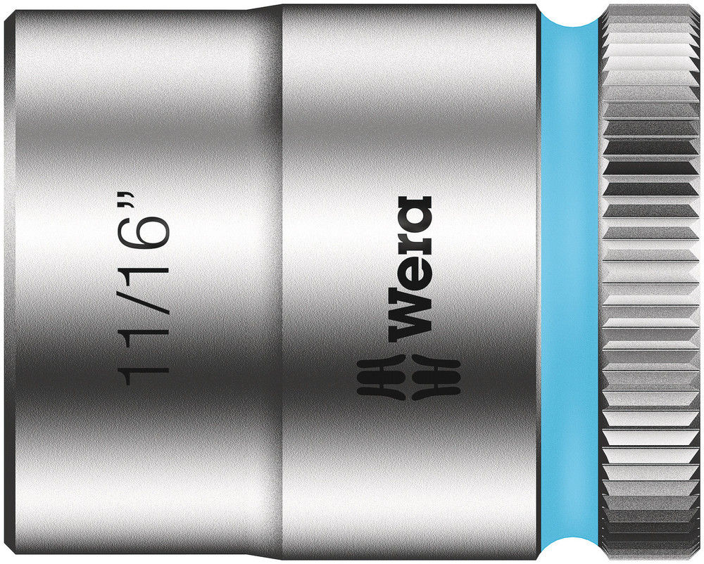 05003577001 | Light Blue 8790 HMB Zyklop 3/8 in. socket, 11/18 in. drive image 1