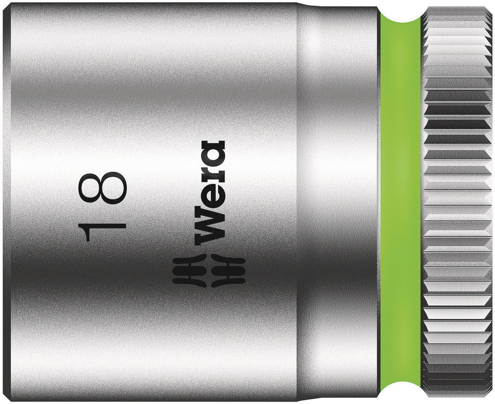 05003563001 | Bright Green 8790 HMB Zyklop 3/8 in. socket, 18 mm drive image 1