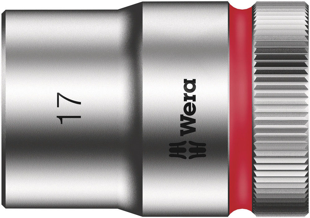 05003608001 | Red 8790 HMC Zyklop 1/2 in. socket, 17 mm drive image 1