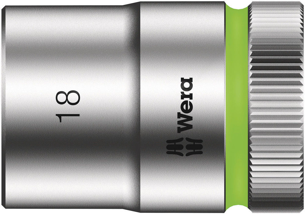 05003609001 | Bright Green 8790 HMC Zyklop 1/2 in. socket, 18 mm drive image 1