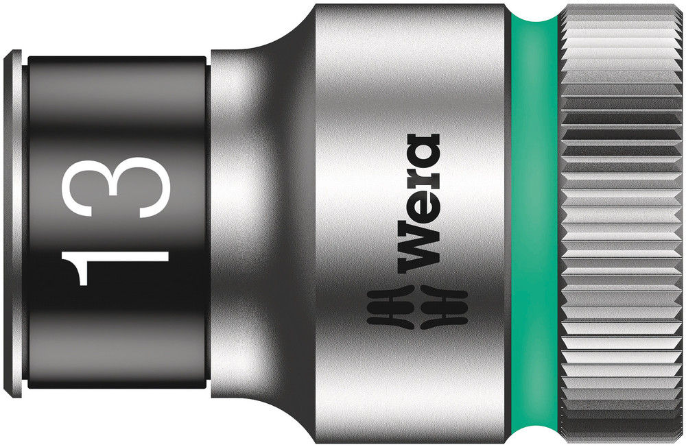 05003733001 | Turquoise 8790 HMC HF Zyklop socket with 1/2 in. drive and hold function, 13 mm drive image 1