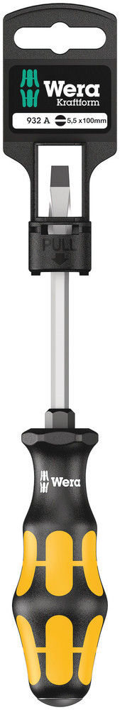 05100085001 | Slotted Screwdriver, 932 A 1.0 X 5.5 X 100 Mm Hang-Tag image 1