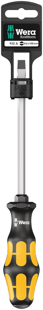 05100087001 | Slotted Screwdriver, 932 A 1.6 X 9.0 X 150 Mm Hang-Tag image 1