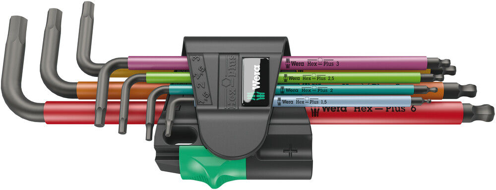 05022534001 | Long Arm Hex Key Set, 950 Spkl/7 B Sm Multicolour Magnet Hex Key Set image 1