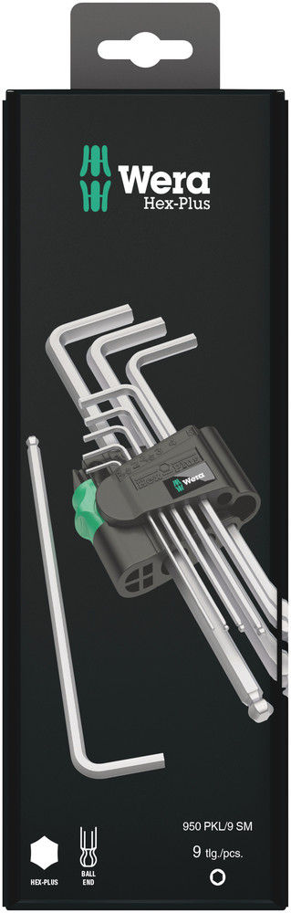 05073391001 | Long Arm Hex Key Set, 950 Pkl/9 Sb image 1
