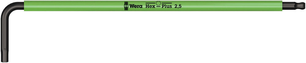 05022604001 | Long Arm Hex Key, 950 Spkl Hex-Plus Sw 2.5 Bright Green image 1