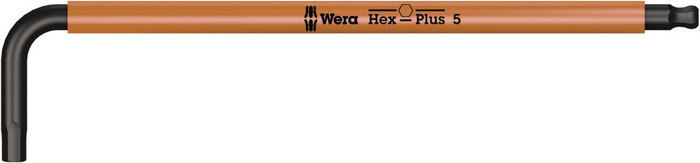 05022610001 | Long Arm Hex Key, 950 Spkl Hex-Plus Sw 5.0 Bright Orange image 1