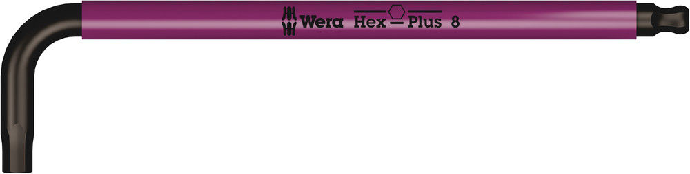 05022614001 | Long Arm Hex Key, 950 Spkl Hex-Plus Sw 8.0 Pink image 1