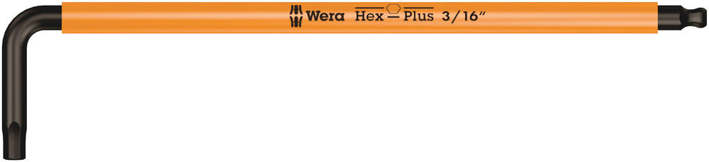 05022634001 | Long Arm Hex Key, 950 Spkl Hex-Plus Sw 3/16 In. Bright Orange image 1