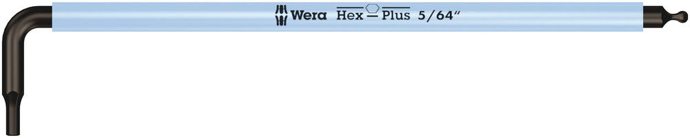 05022630001 | Long Arm Hex Key, 950 Spkl Hex-Plus Sw 5/64 In. Ice Blue image 1