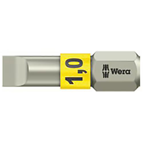 05071001001 | 1mm x 25mm Slotted Stainless Steel Insert Bit image 1