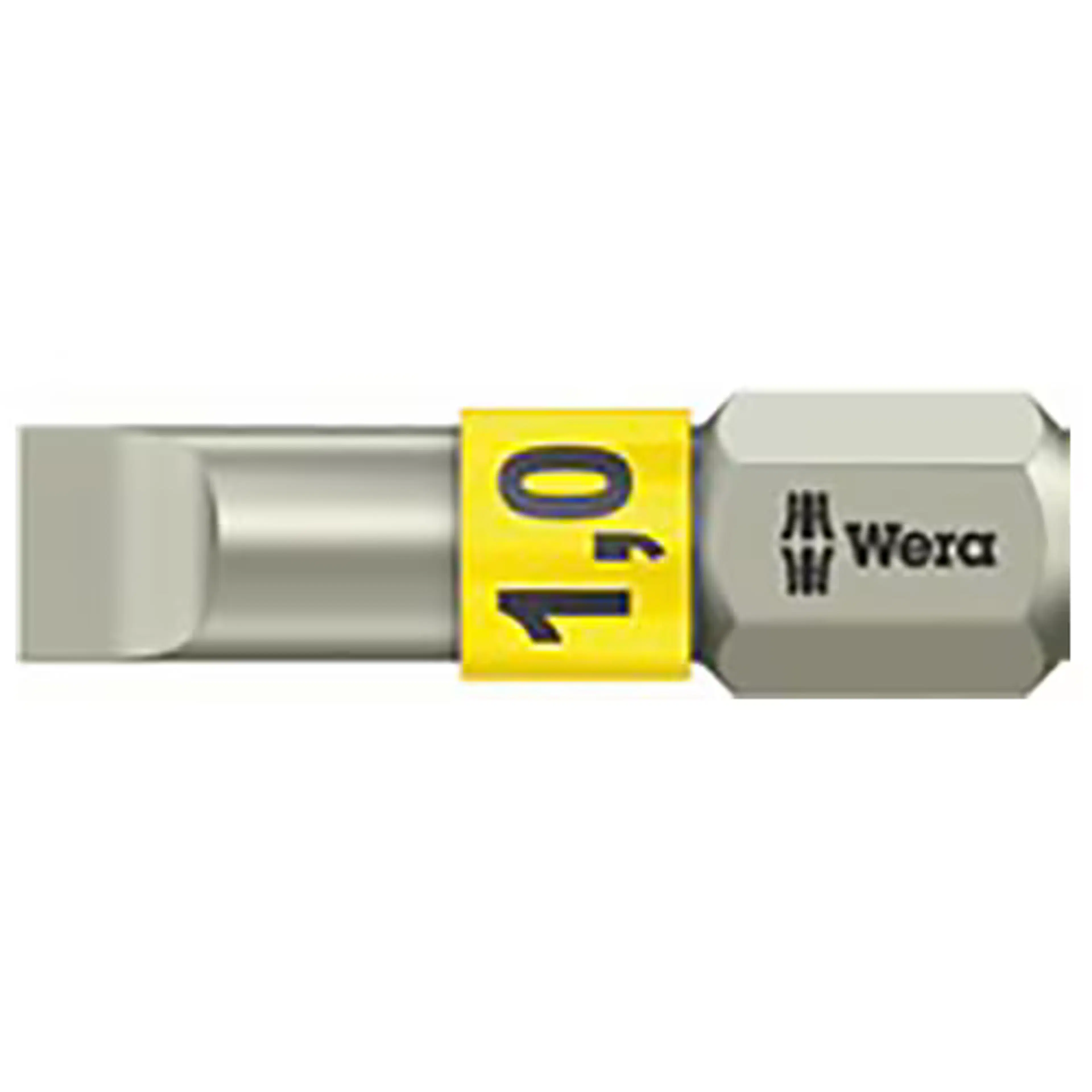05071000001 | 0.8mm x 25mm Slotted Stainless Steel Insert Bit