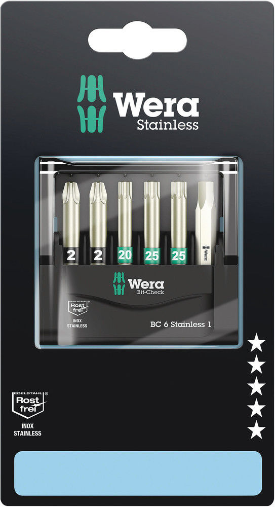 05073634001 | Bits Assortment, Bit-Check 6 Stainless 1 Sb image 1