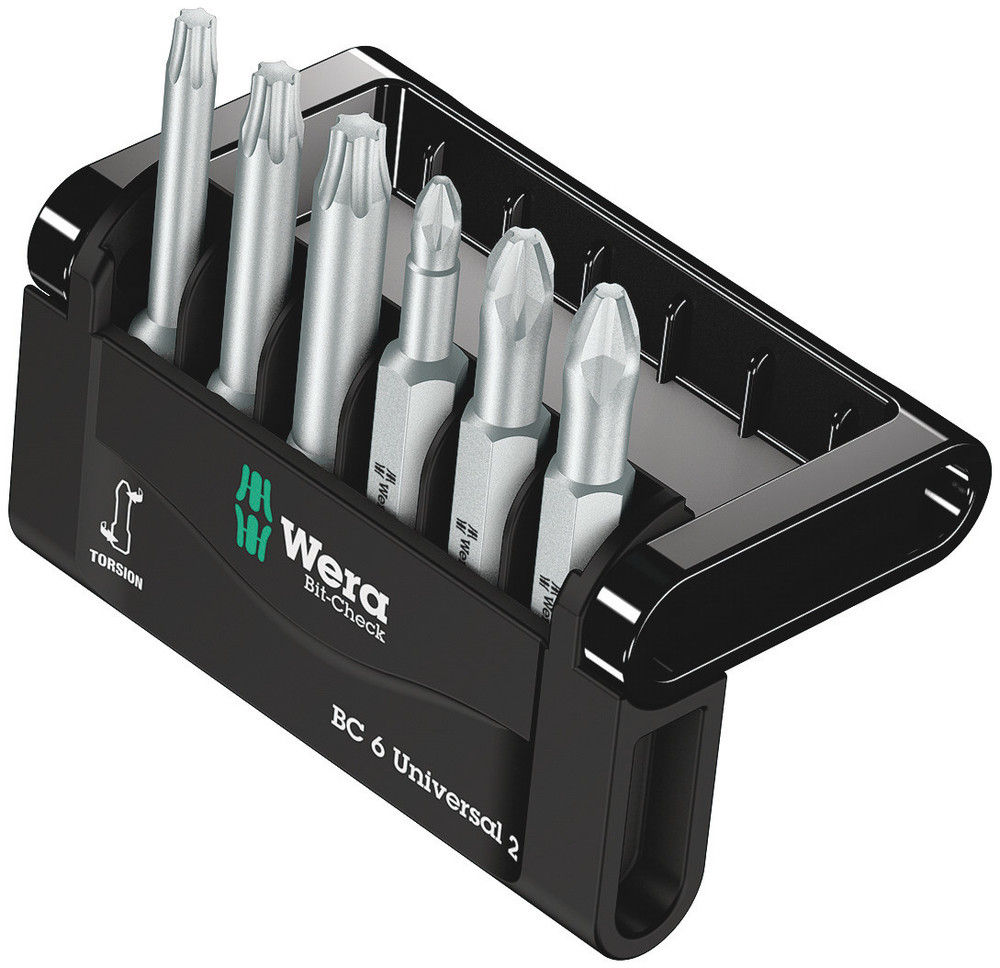 05056473001 | Bit-Check 6 Universal 2, Bits For Slotted/Phillips/Pozidriv Screws image 1