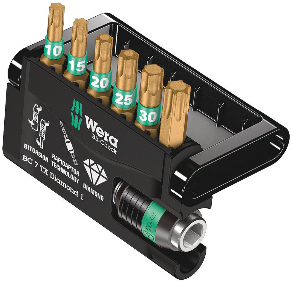 05057415001 | Torx-Bits + Universal Bitholder, Bit-Check 7 Tx Diamond 1 image 1